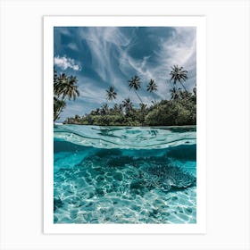 Underwater Seascape 2 Art Print