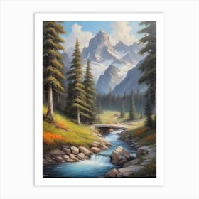Mountain Stream 6 Art Print