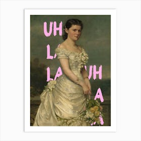 Lady In A Dress Art Print