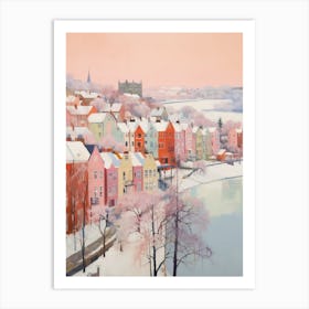 Dreamy Winter Painting Bristol United Kingdom 2 Art Print