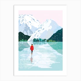 Le Glacier Art Print