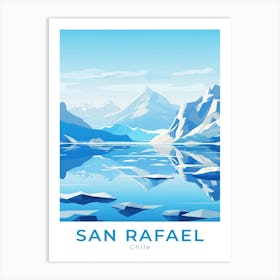 Chile San Rafael Travel Art Print