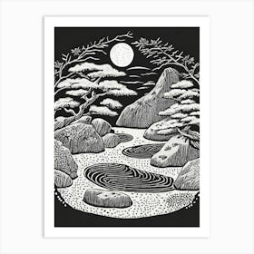 Japanese Landscape Art Print