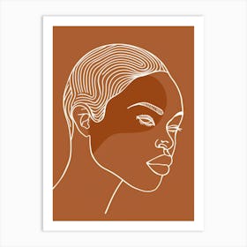 Portrait Of A Woman 429 Art Print