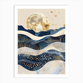 Moon In The Sky 4 Art Print