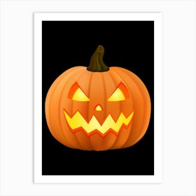 Halloween Pumpkin Art Print