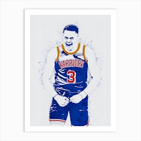 Jordan Poole Golden State Warriors Art Print
