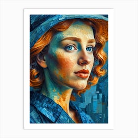 Portrait Of A Woman 8 Art Print