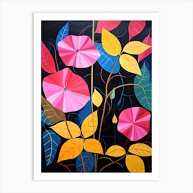 Bougainvillea 3 Hilma Af Klint Inspired Flower Illustration Art Print