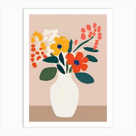 Matisse Flowers In A Vase 8 Art Print