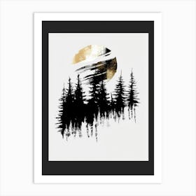 Twilight Forest Art Print