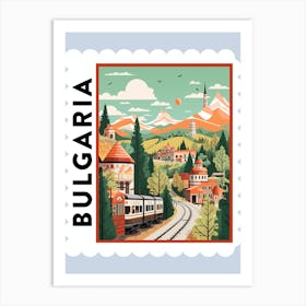 Bulgaria 2 Travel Stamp Poster Art Print