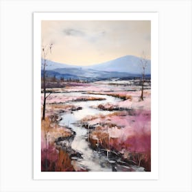 Dreamy Winter Painting Cairngorms National Park Scotland 1 Art Print