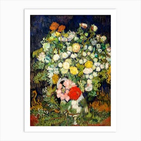 Flowers In A Vase 46 Art Print