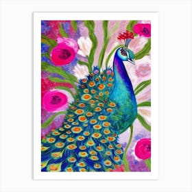 Peacock 1 Art Print