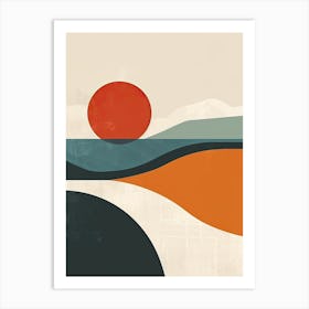 Sunset, Hygge 1 Art Print