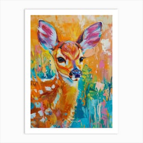 Fawn Painting Art Print