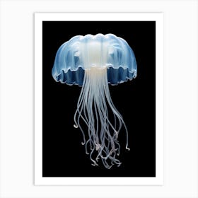 Lions Mane Jellyfish Realistic 6 Art Print