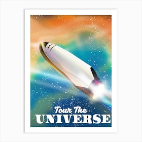 Tour The Universe Space Art 3 Art Print