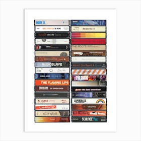 2002 Music - Cassette Print Art Print