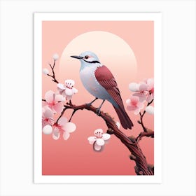 Minimalist Cuckoo 2 Illustration Art Print