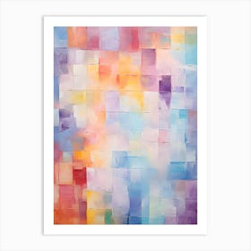 Oil Painting in Pastel Colors Art Print