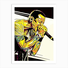 chester bennington likin park Art Print