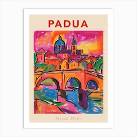 Padua 2 Italia Travel Poster Art Print