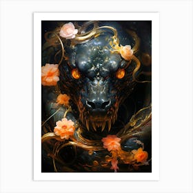 Dragon Head 1 Art Print