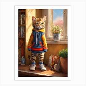 Kitty Cat 5 Art Print