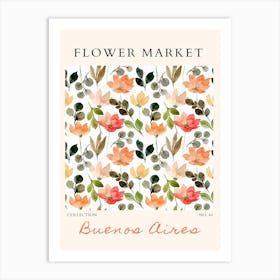 Flower Market 23 Art Print