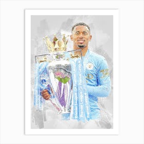 Gabriel Jesus 1 Art Print