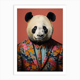 Panda Art In Contemporary Art Style 3 Art Print