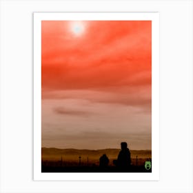 Sunset On A Hill 20200604789rt1pub Art Print