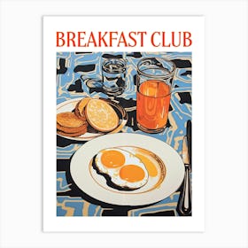 Breakfast Club Poster Food Art Print