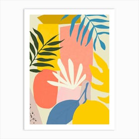 Tropical Leaves 1 Art Print