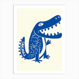 Crocodile Art Print