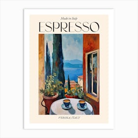 Verona Espresso Made In Italy 3 Poster Art Print