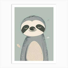 Cute Sloth 5 Art Print