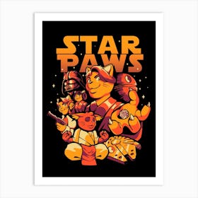 Star Paws Art Print