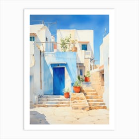 Aegean Village 1 Art Print