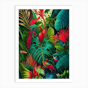 Tropical Paradise 1 Botanical Art Print
