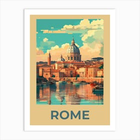 Rome,Old art print.. Art Print