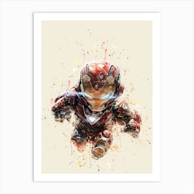 Iron Man Baby Art Print