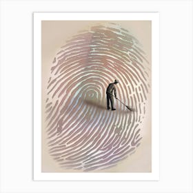 Fingerprint Print Art Print