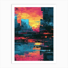 Voxel Vistas | Pixel Art Series Art Print