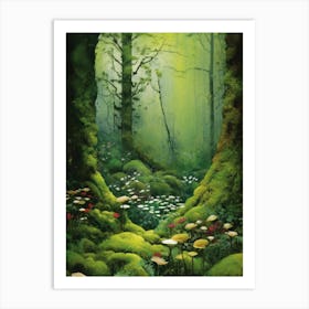 Mossy Serenade Art Print