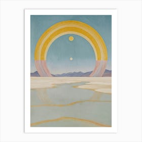 Salt Flats Sunrise Poster