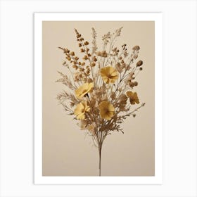 Fleurs Sechees, Dried Flowers Exhibition Poster 23 Art Print (6) Art Print