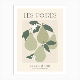 Les Poires Art Print